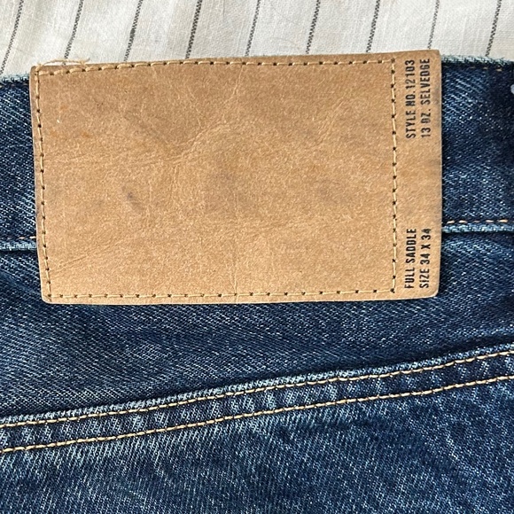 Buck Mason Jeans 👖- Full Saddle - size 34x34 - Picture 3 of 4